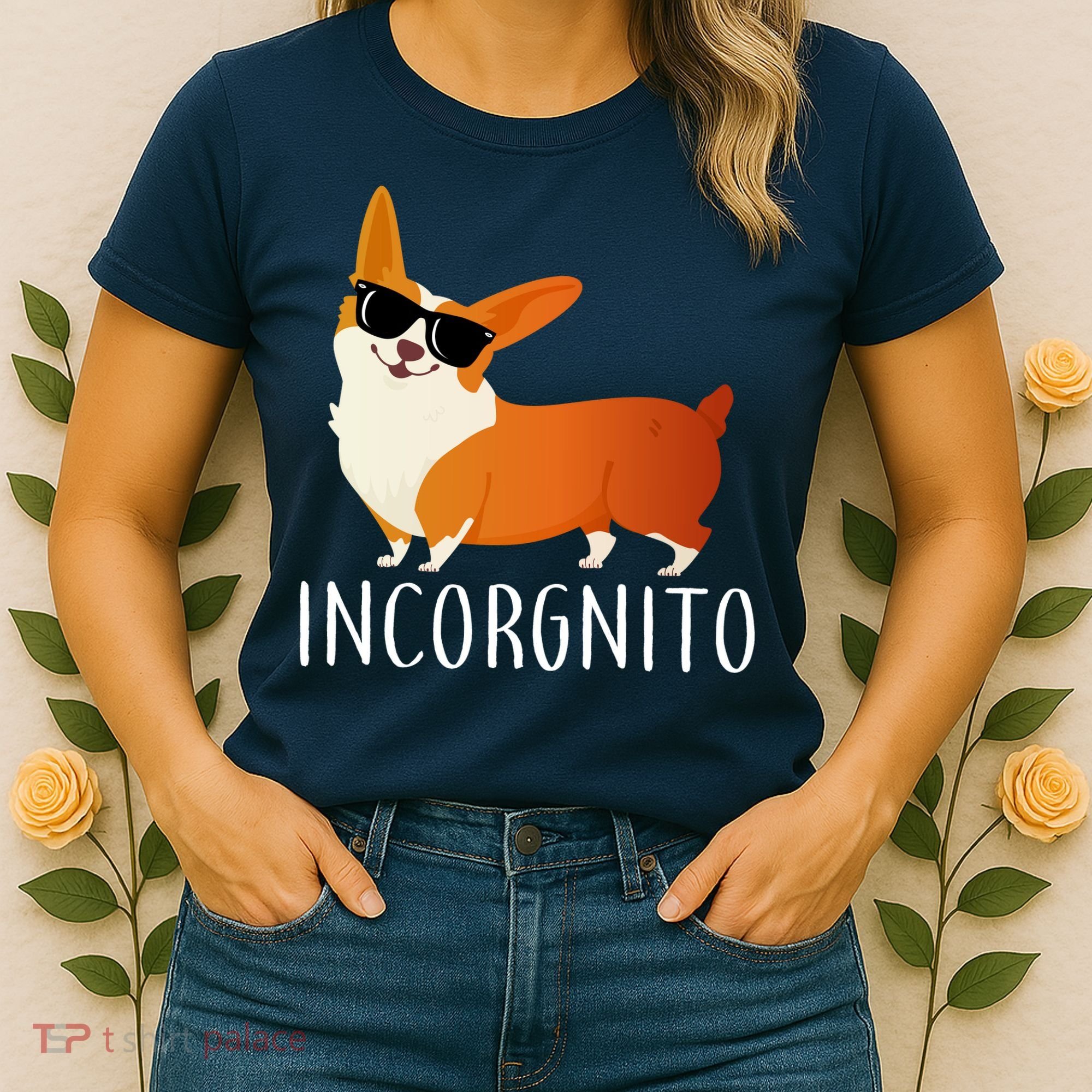 Incorgnito Corgi Dog Women's T-Shirt