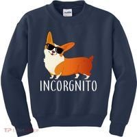 Incorgnito Corgi Dog Kids Sweatshirt thumb 0