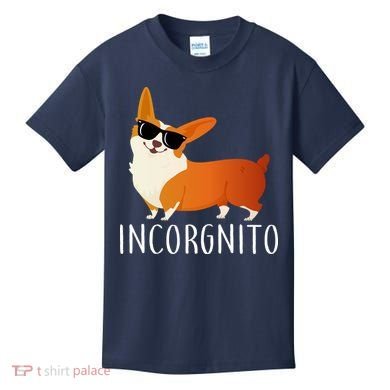 Incorgnito Corgi Dog Kids T-Shirt