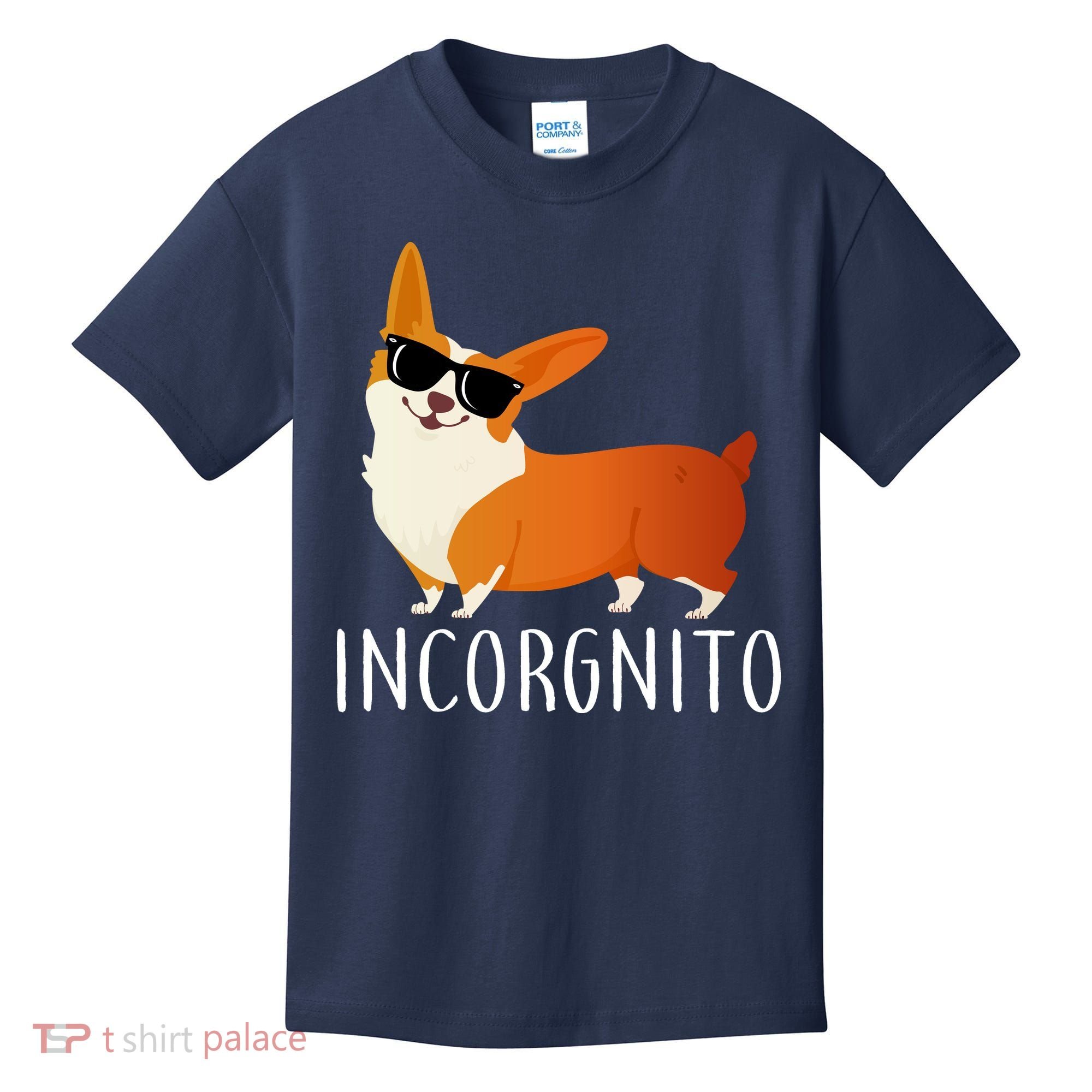 Incorgnito Corgi Dog Kids T-Shirt