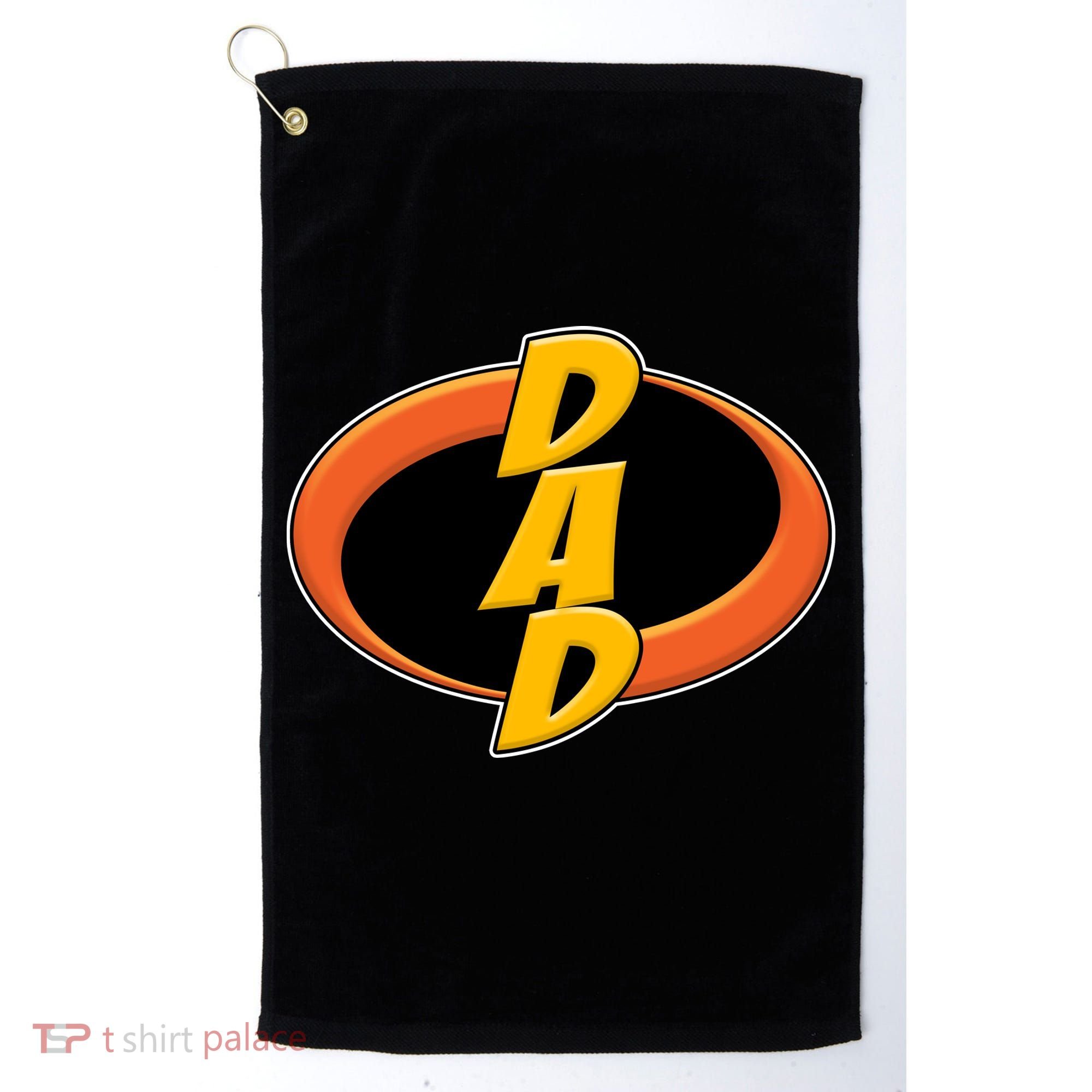 Incredible Dad Family Superhero Golf Towel