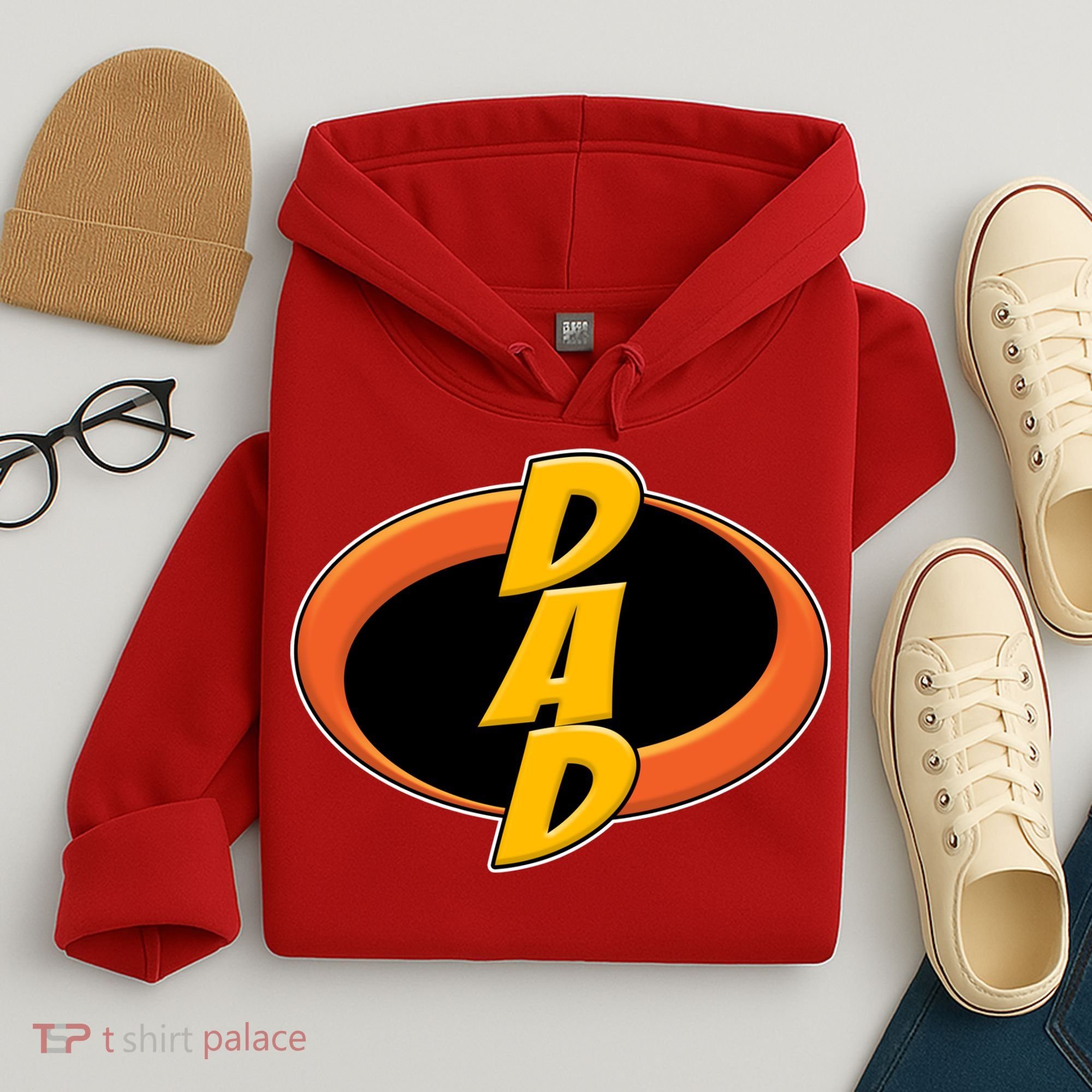 Incredible Dad Family Superhero Hoodie