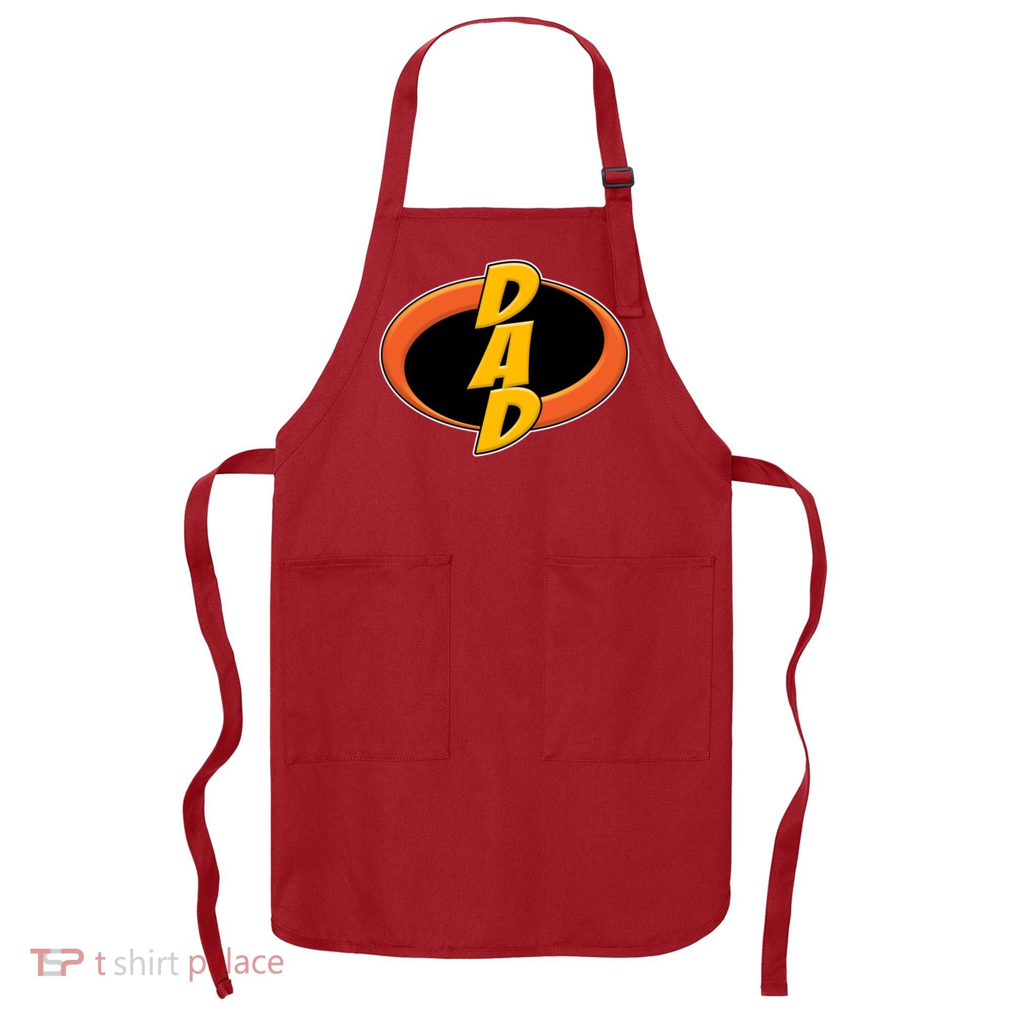 Incredible Dad Family Superhero Apron