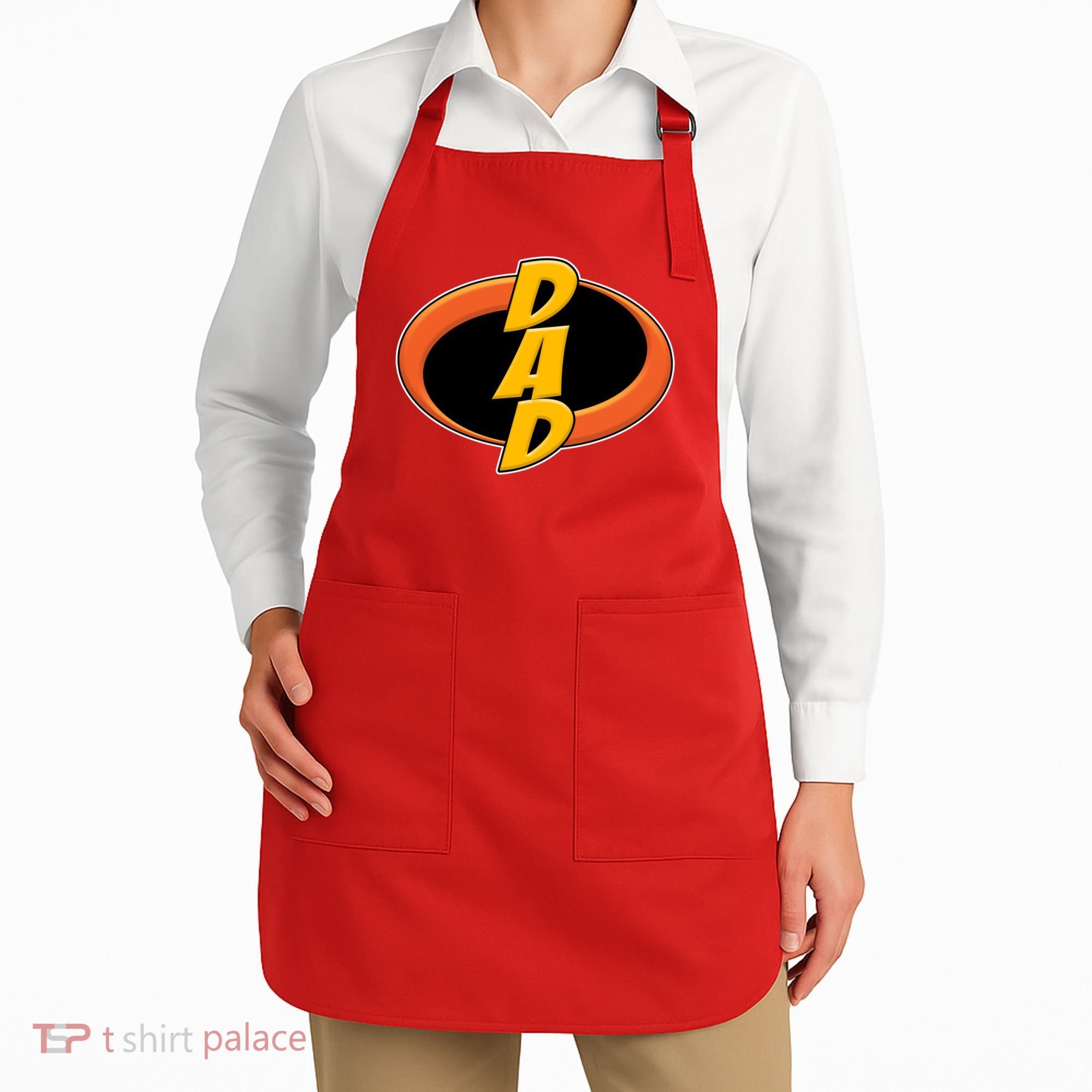 Incredible Dad Family Superhero Apron