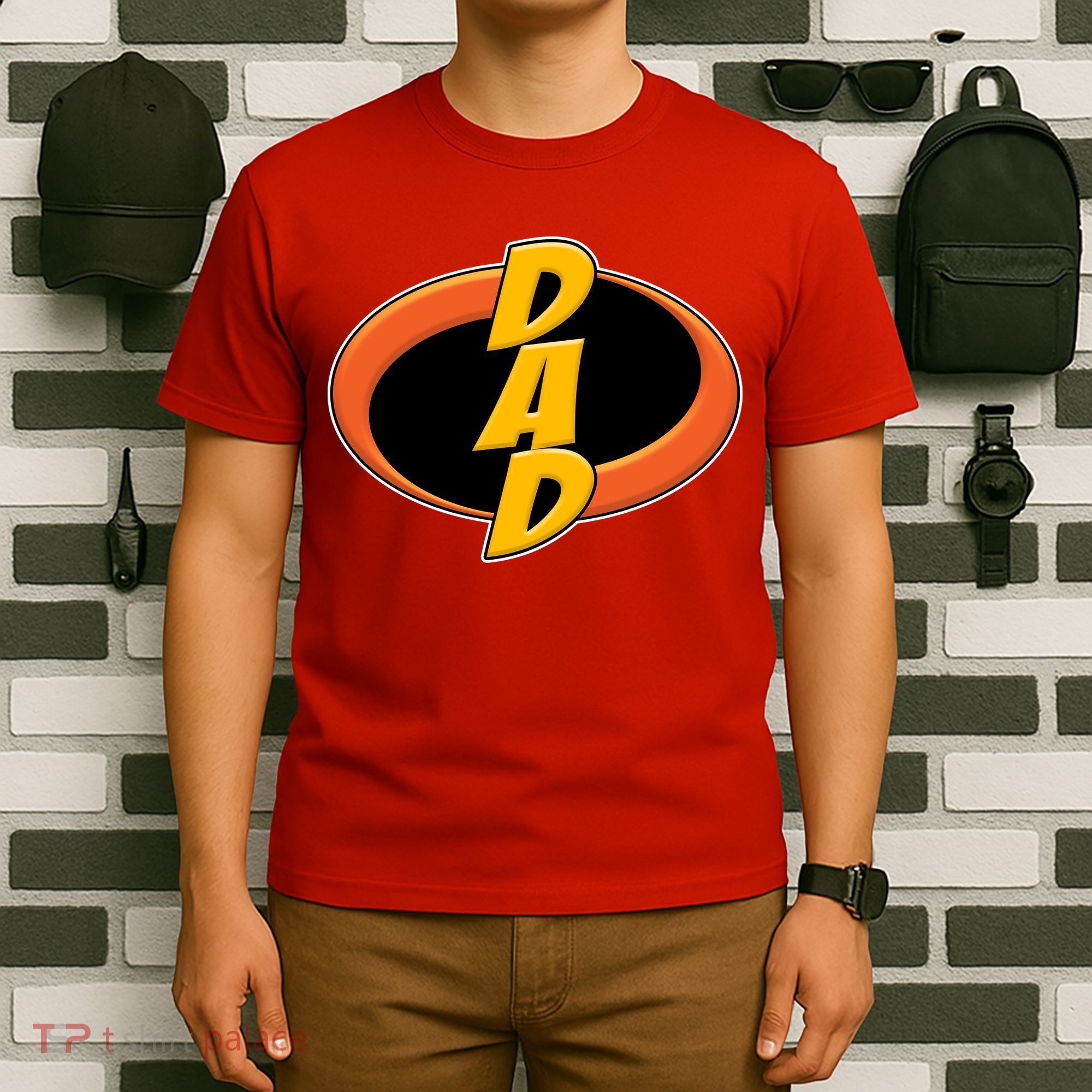 Incredible Dad Family Superhero T-Shirt