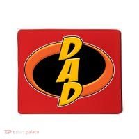Incredible Dad Family Superhero Mousepad thumb 0