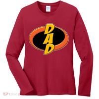 Incredible Dad Family Superhero Women's Long Sleeve Shirt thumb 0