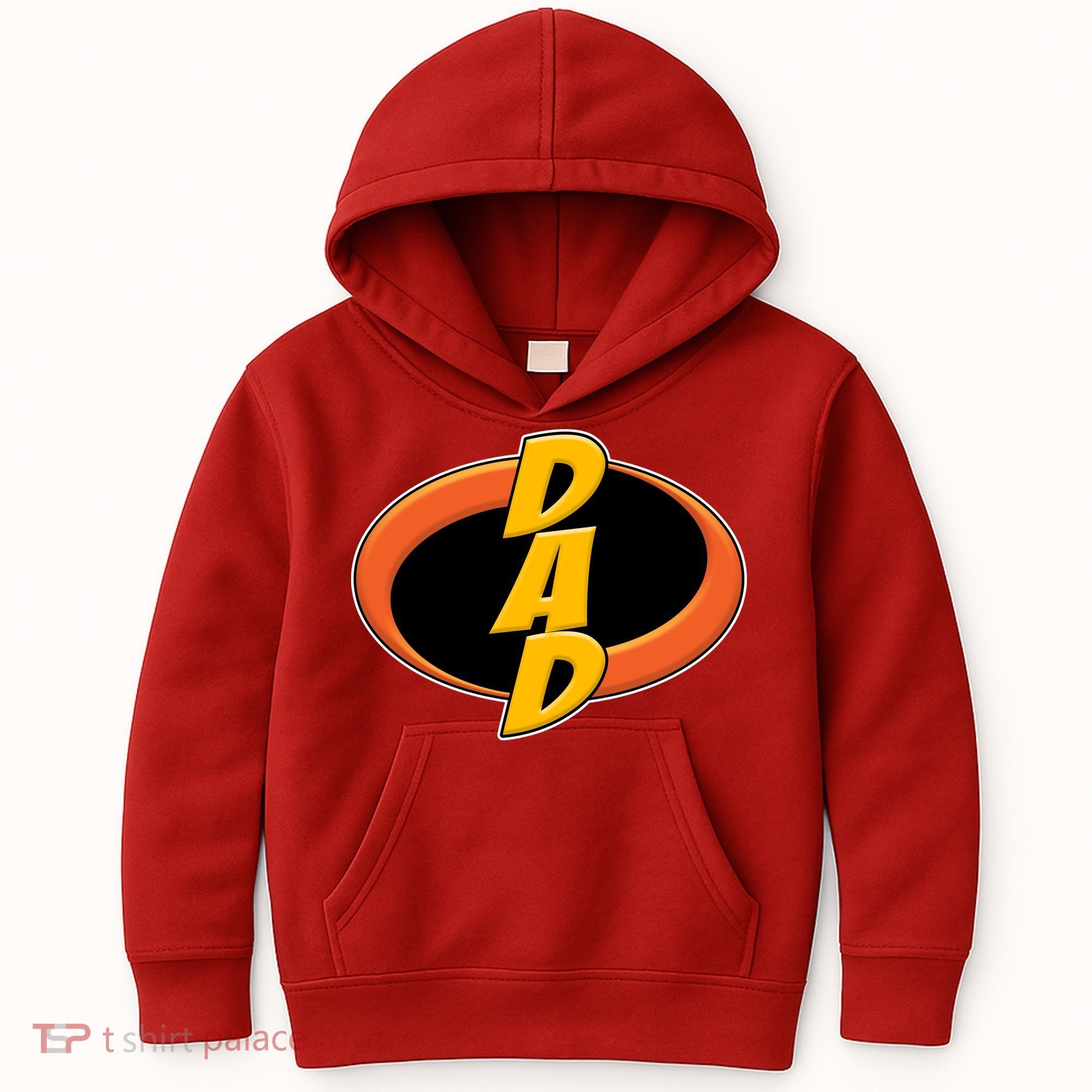 Incredible Dad Family Superhero Kids Hoodie