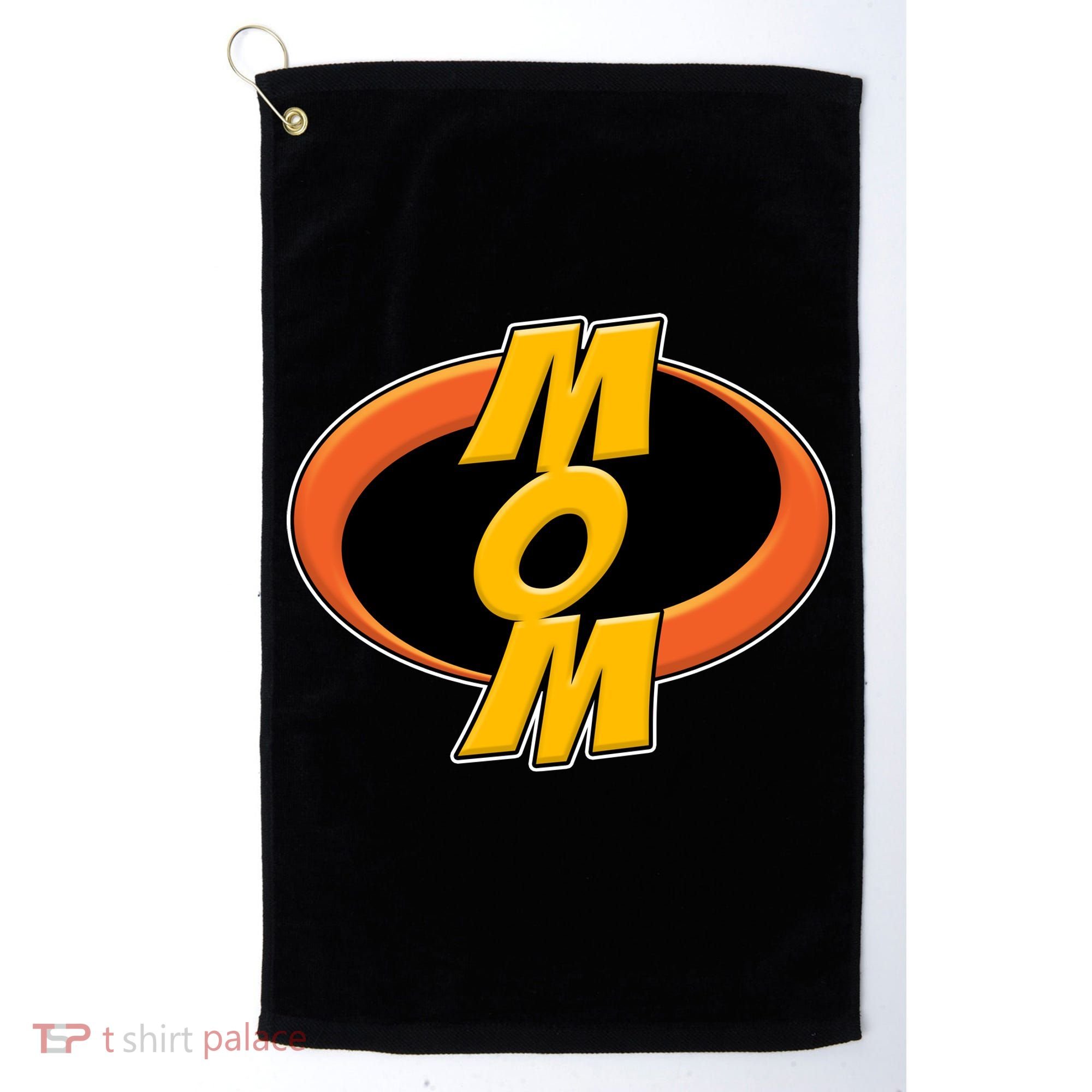 Incredible Mom Family Superhero Golf Towel