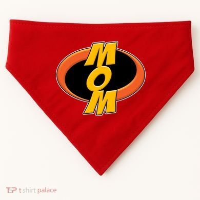 Incredible Mom Family Superhero USA-Made Doggie Bandana