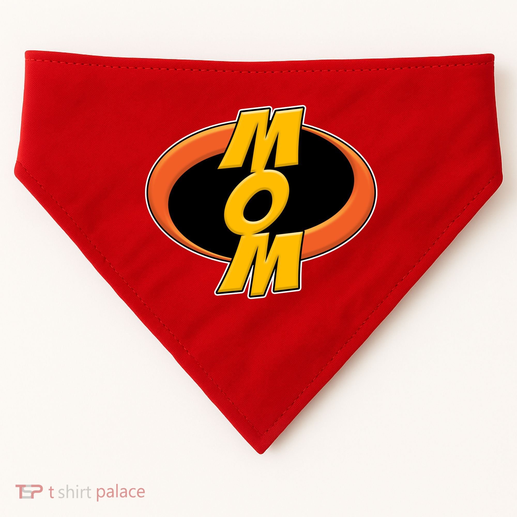 Incredible Mom Family Superhero USA-Made Doggie Bandana