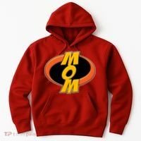 Incredible Mom Family Superhero Hoodie thumb 0