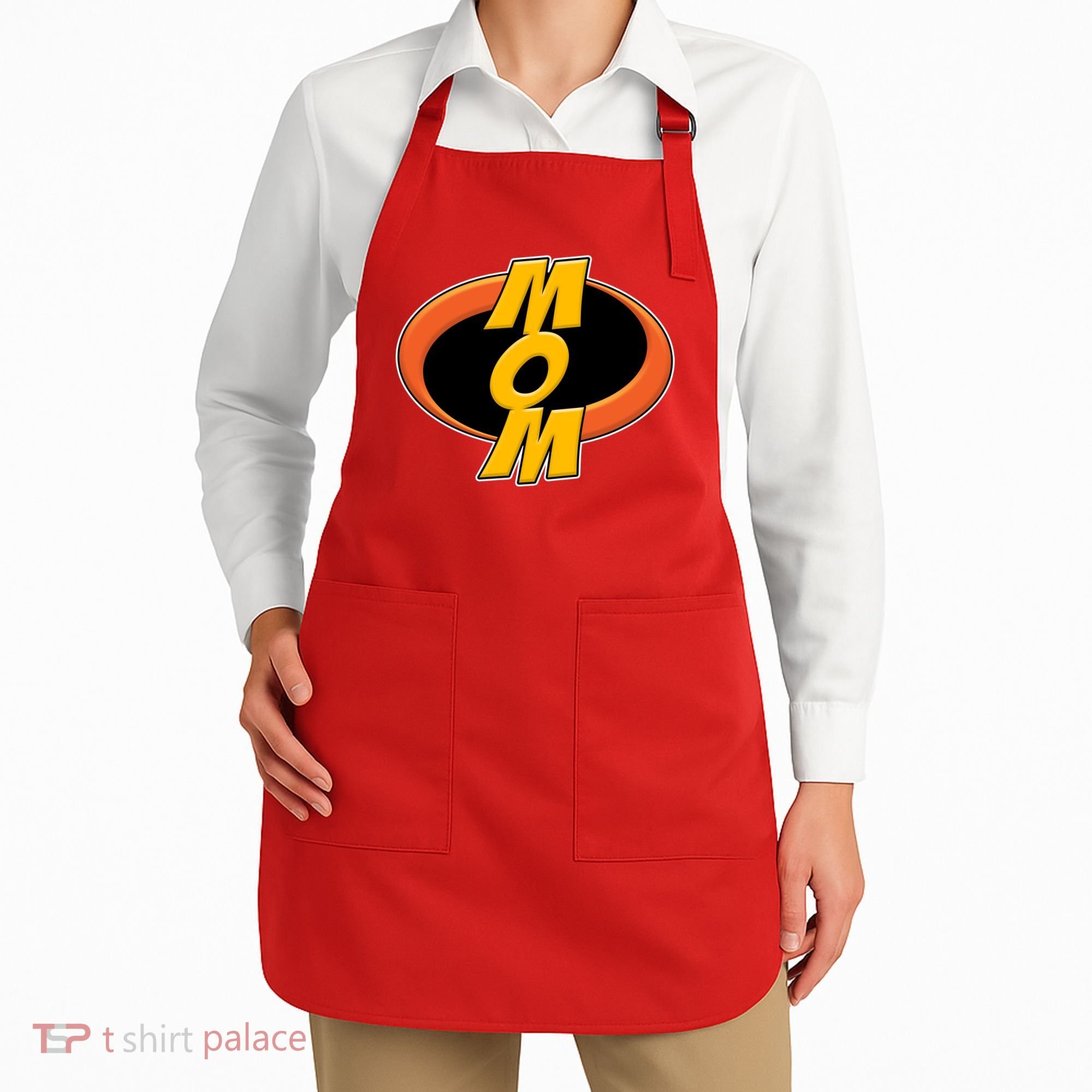 Incredible Mom Family Superhero Apron