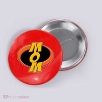 Incredible Mom Family Superhero Button thumb 0