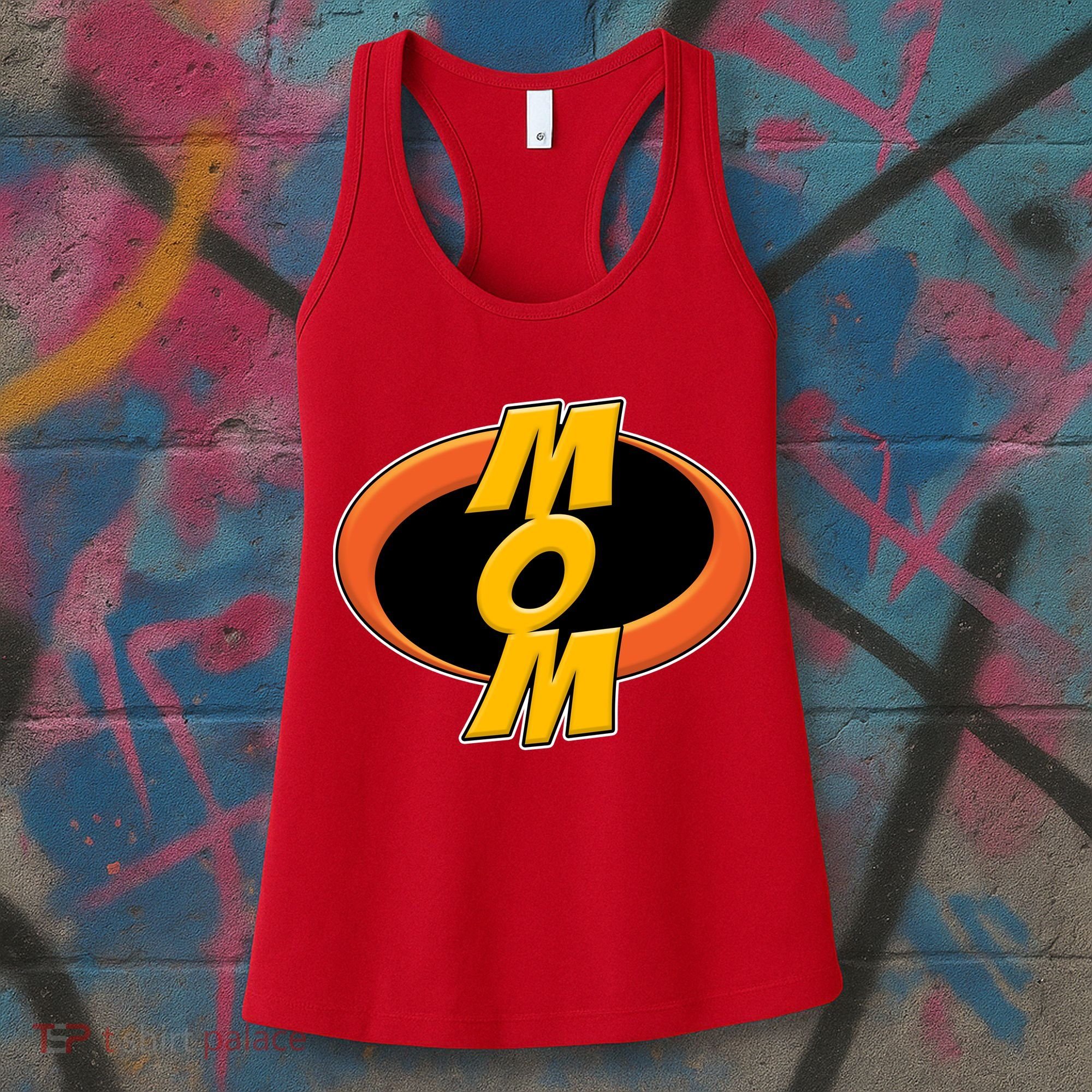 Incredible Mom Family Superhero Women's Tank Top