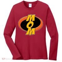 Incredible Mom Family Superhero Women's Long Sleeve Shirt thumb 0