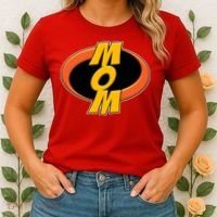Incredible Mom Family Superhero Women's T-Shirt thumb 2
