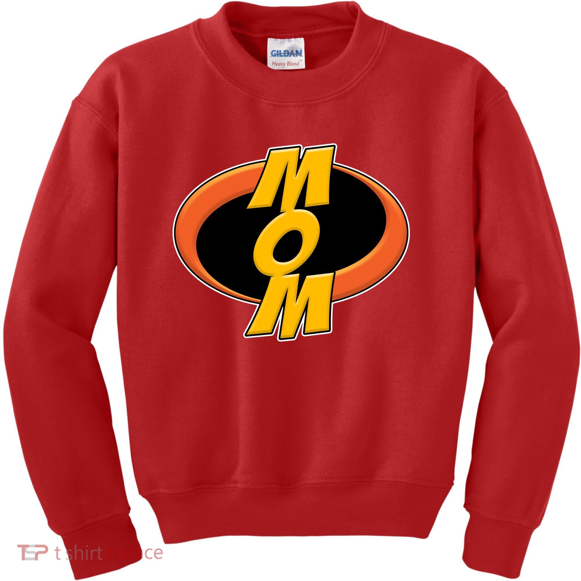 Incredible Mom Family Superhero Kids Sweatshirt