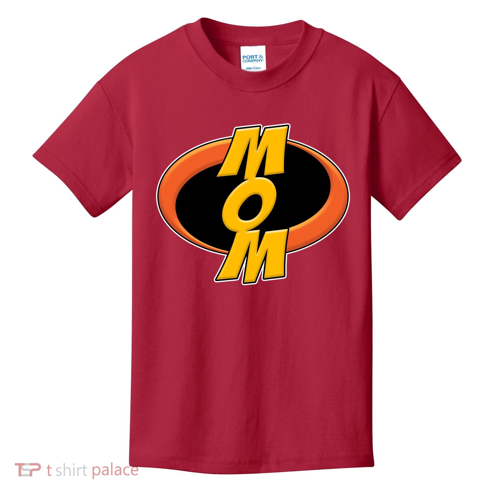 Incredible Mom Family Superhero Kids T-Shirt