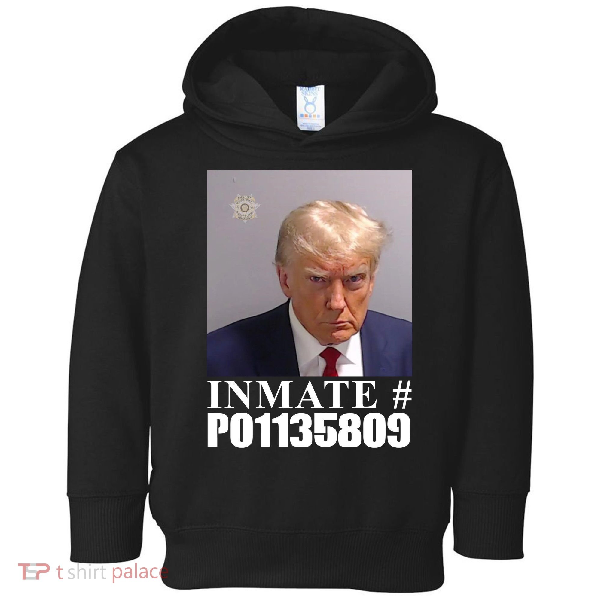 Inmate Number Donald Trump Mugshot Toddler Hoodie