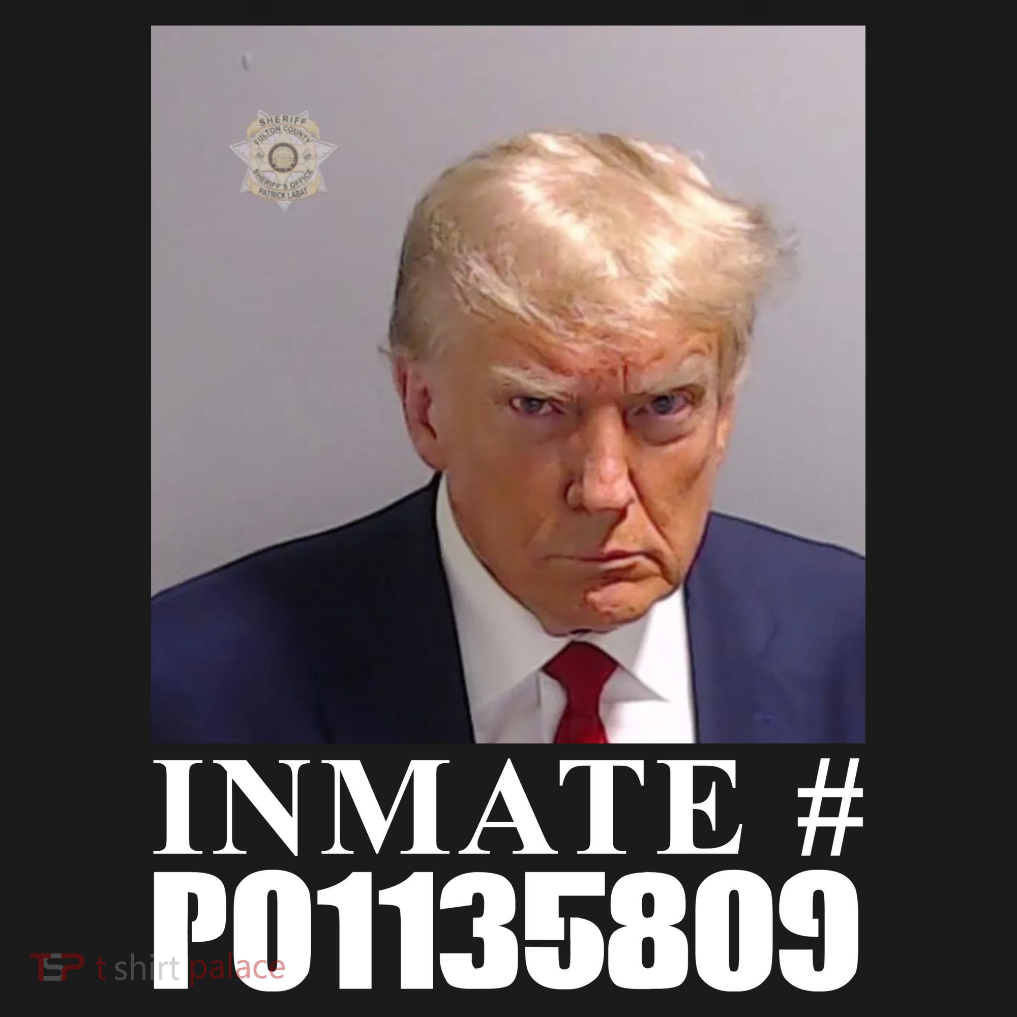 Inmate Number Donald Trump Mugshot Toddler Hoodie