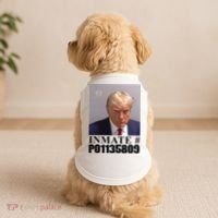Inmate Number Donald Trump Mugshot Doggie Tank thumb 2