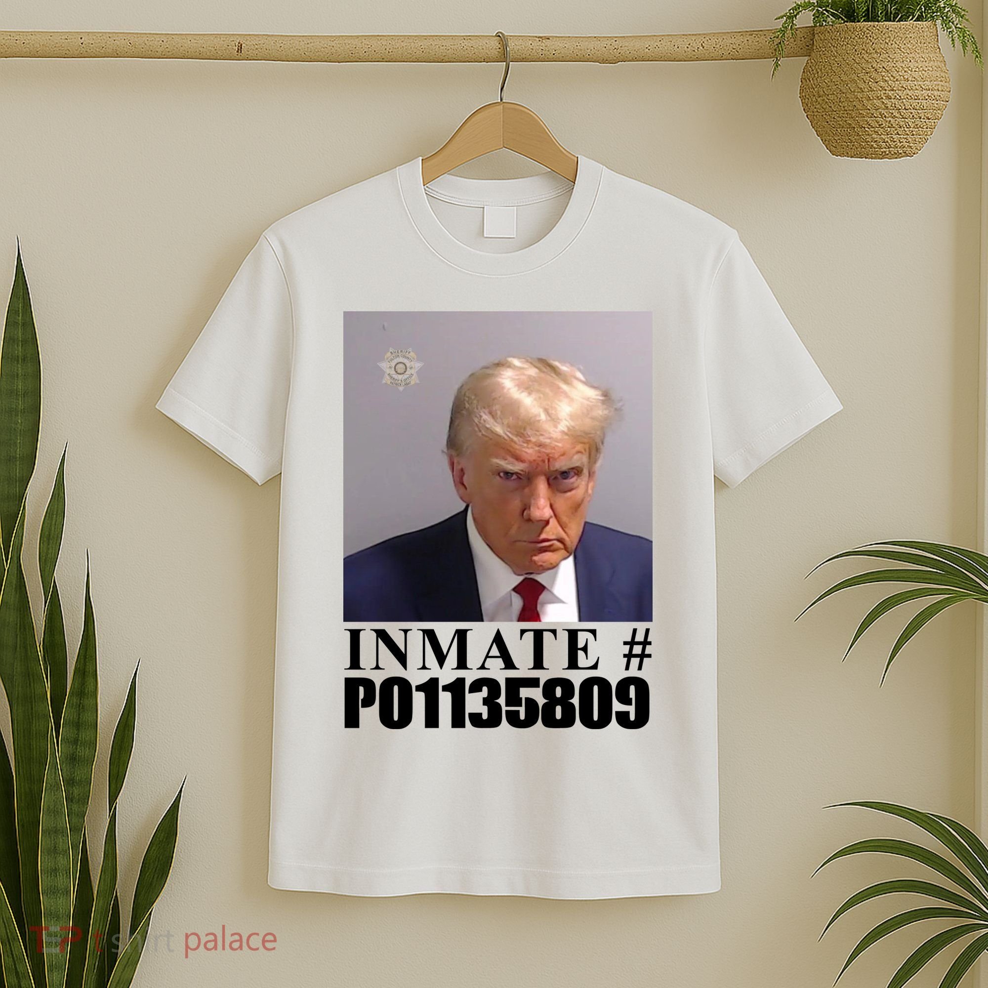 Inmate Number Donald Trump Mugshot T-Shirt