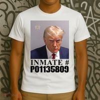Inmate Number Donald Trump Mugshot T-Shirt thumb 3