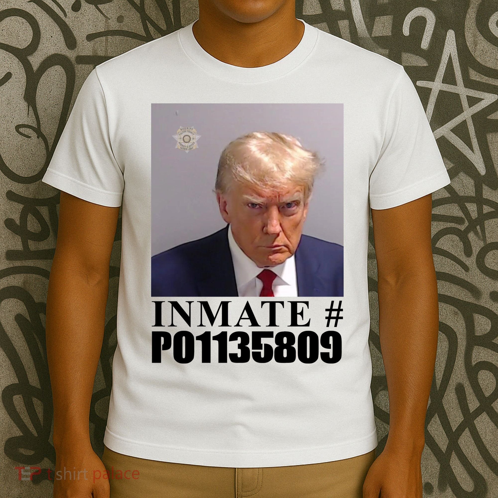 Inmate Number Donald Trump Mugshot T-Shirt