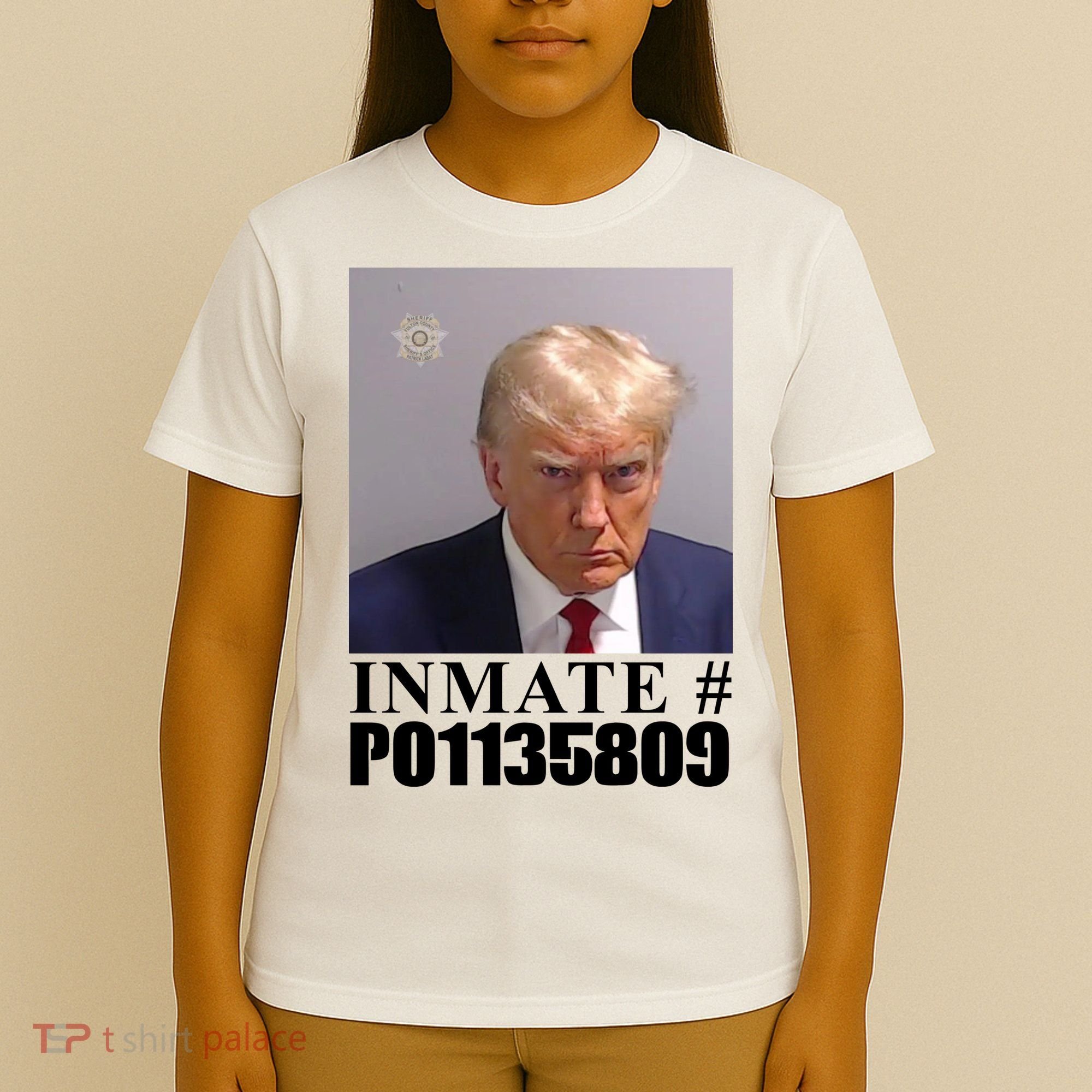 Inmate Number Donald Trump Mugshot T-Shirt