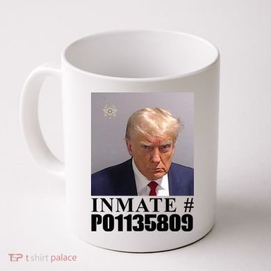Inmate Number Donald Trump Mugshot Coffee Mug