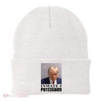 Inmate Number Donald Trump Mugshot Beanie thumb 0