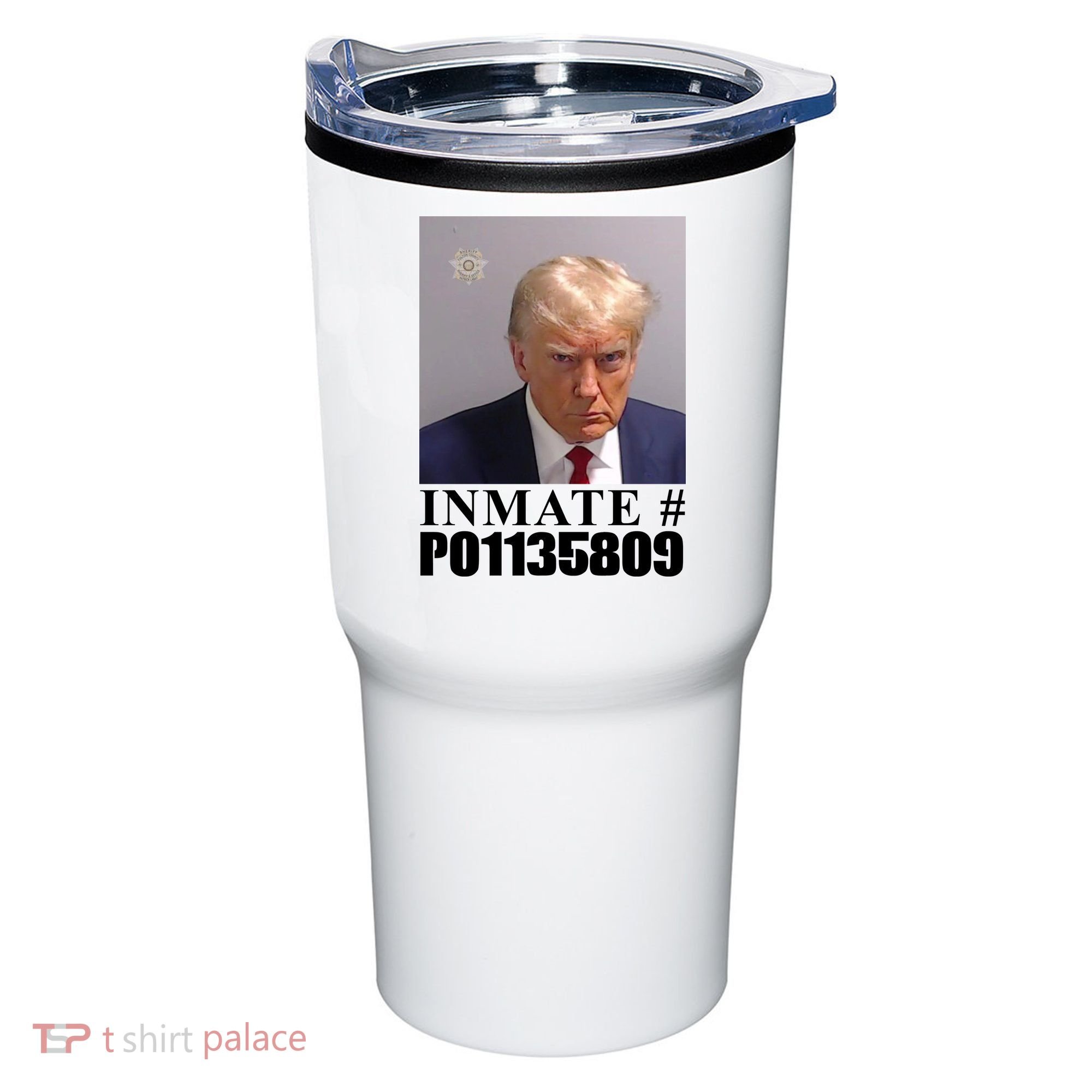 Inmate Number Donald Trump Mugshot Tumbler