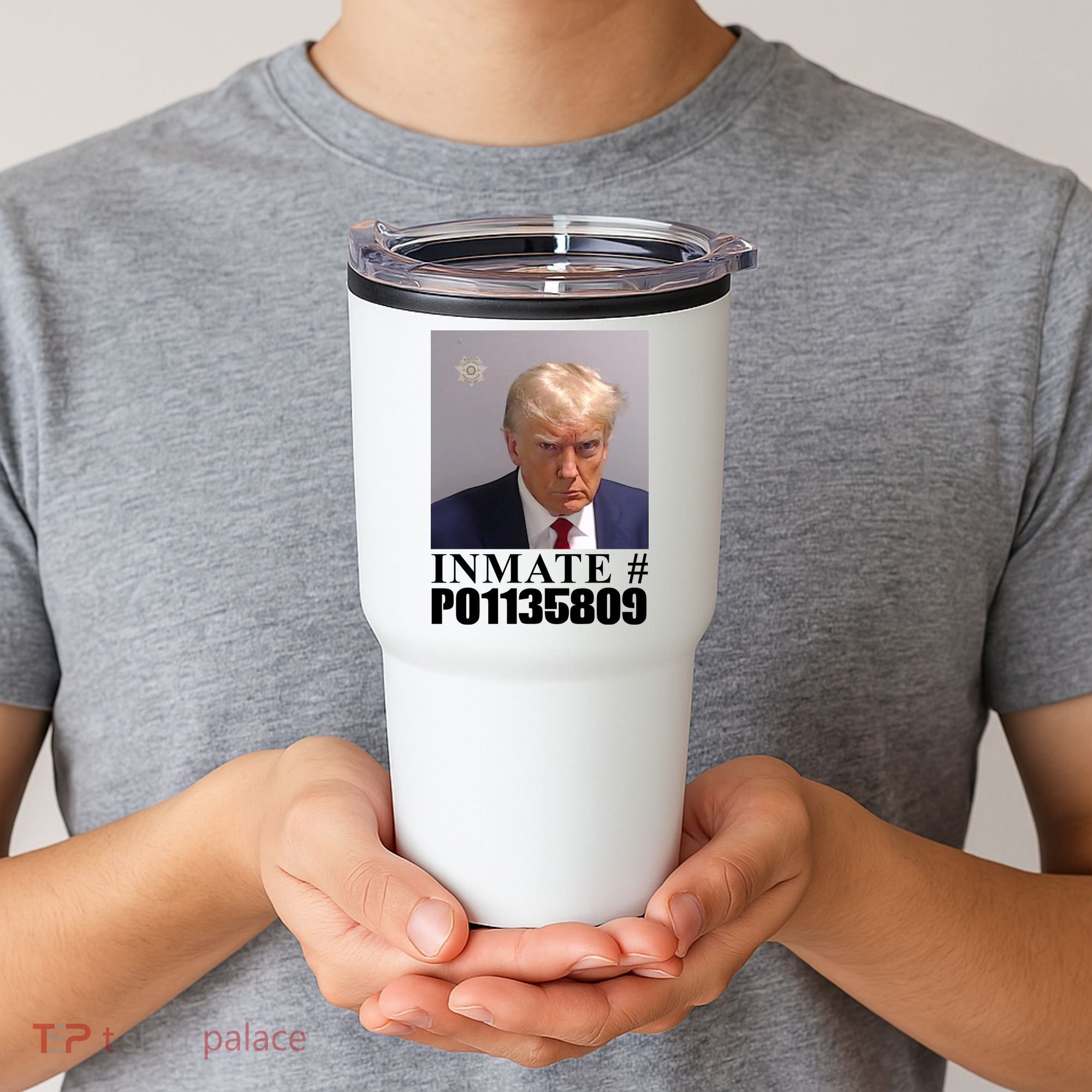 Inmate Number Donald Trump Mugshot Tumbler