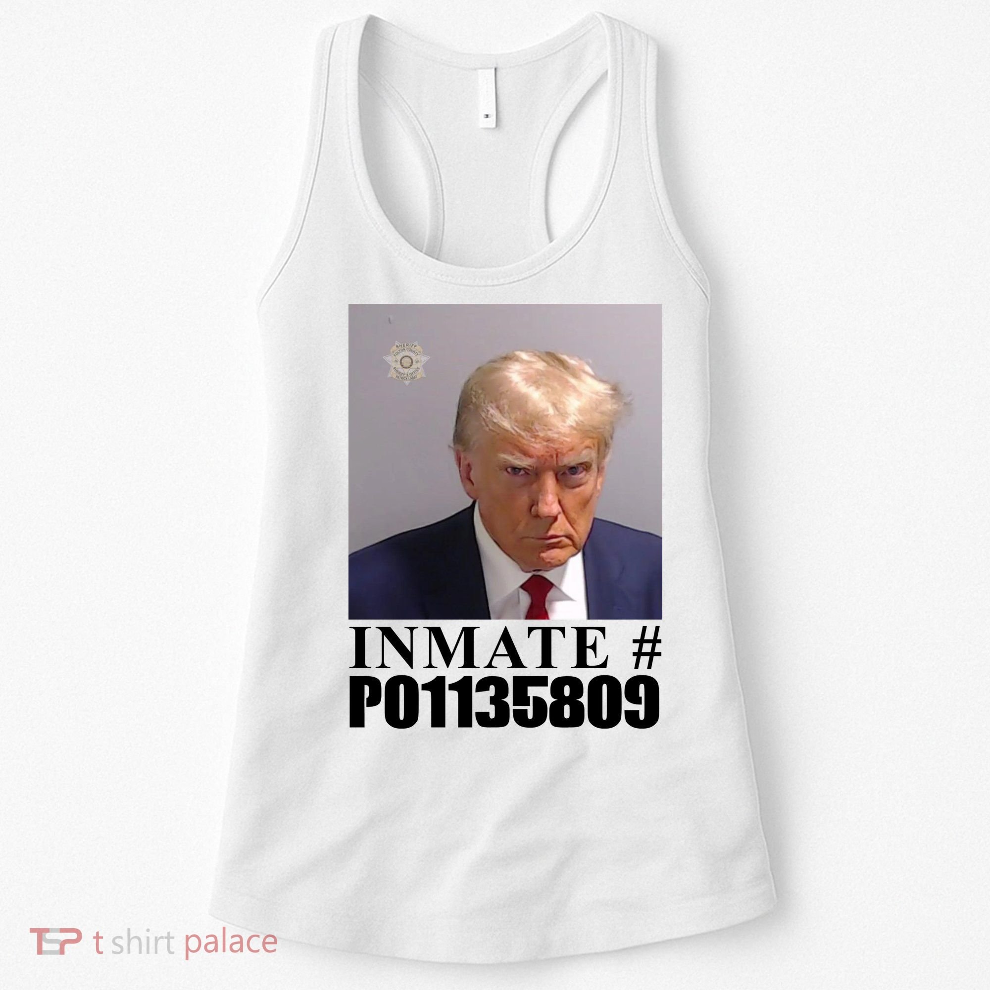 Inmate Number Donald Trump Mugshot Women's Tank Top
