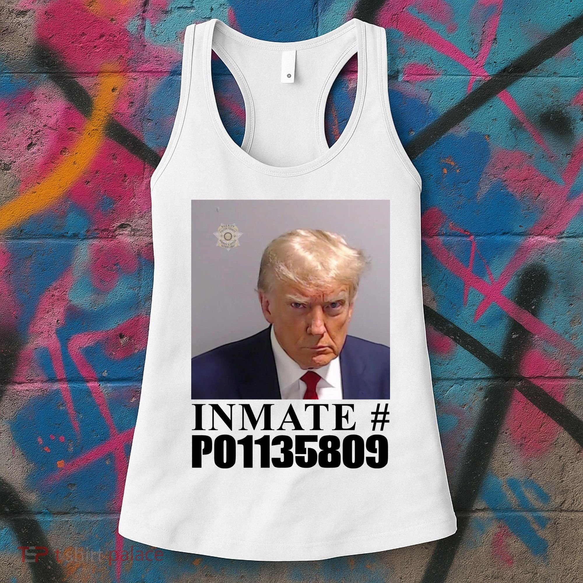 Inmate Number Donald Trump Mugshot Women's Tank Top