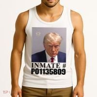Inmate Number Donald Trump Mugshot Tank Top thumb 3