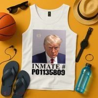 Inmate Number Donald Trump Mugshot Tank Top thumb 4