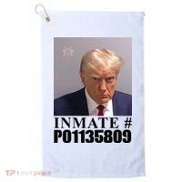 Inmate Number Donald Trump Mugshot Golf Towel thumb 0