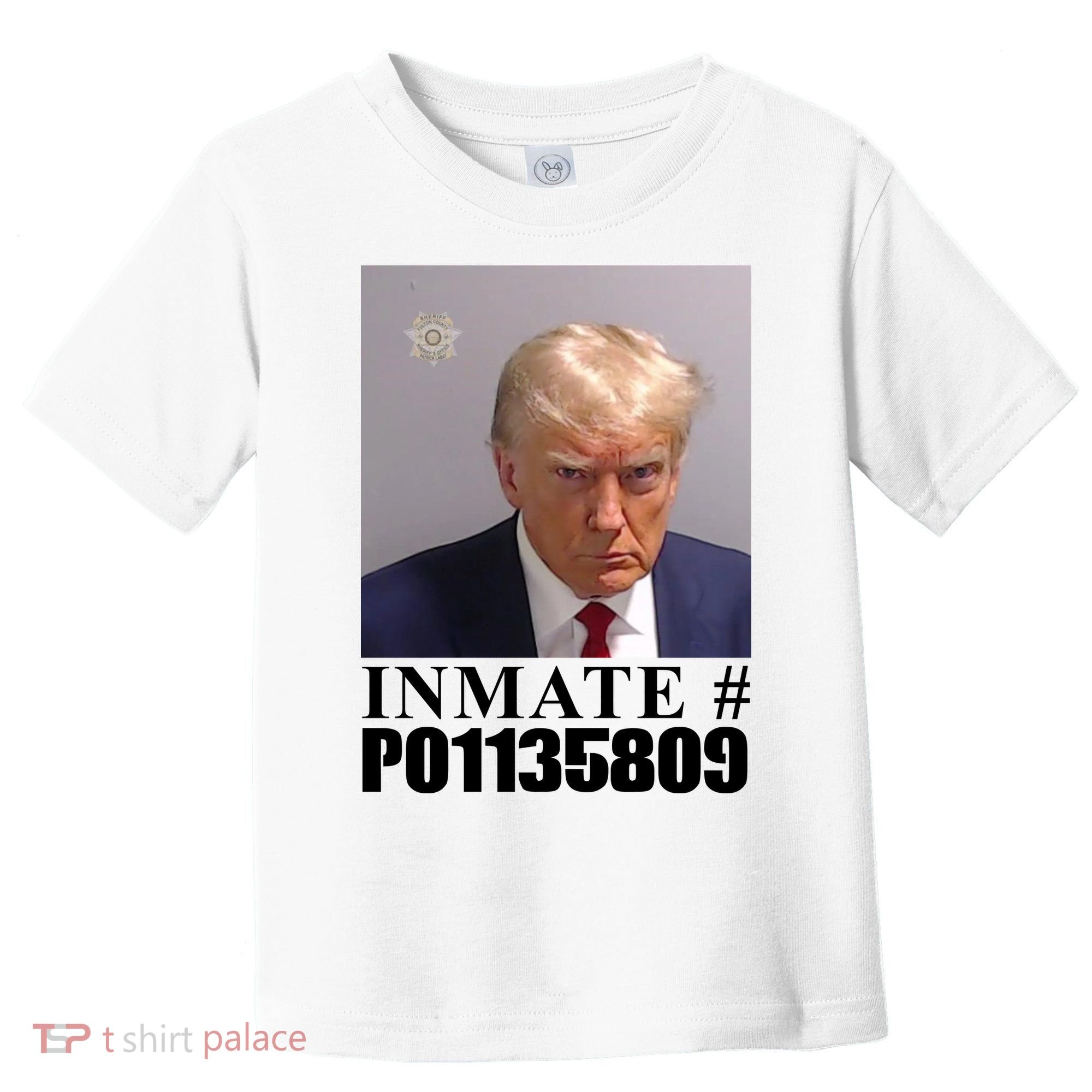 Inmate Number Donald Trump Mugshot Toddler T-Shirt