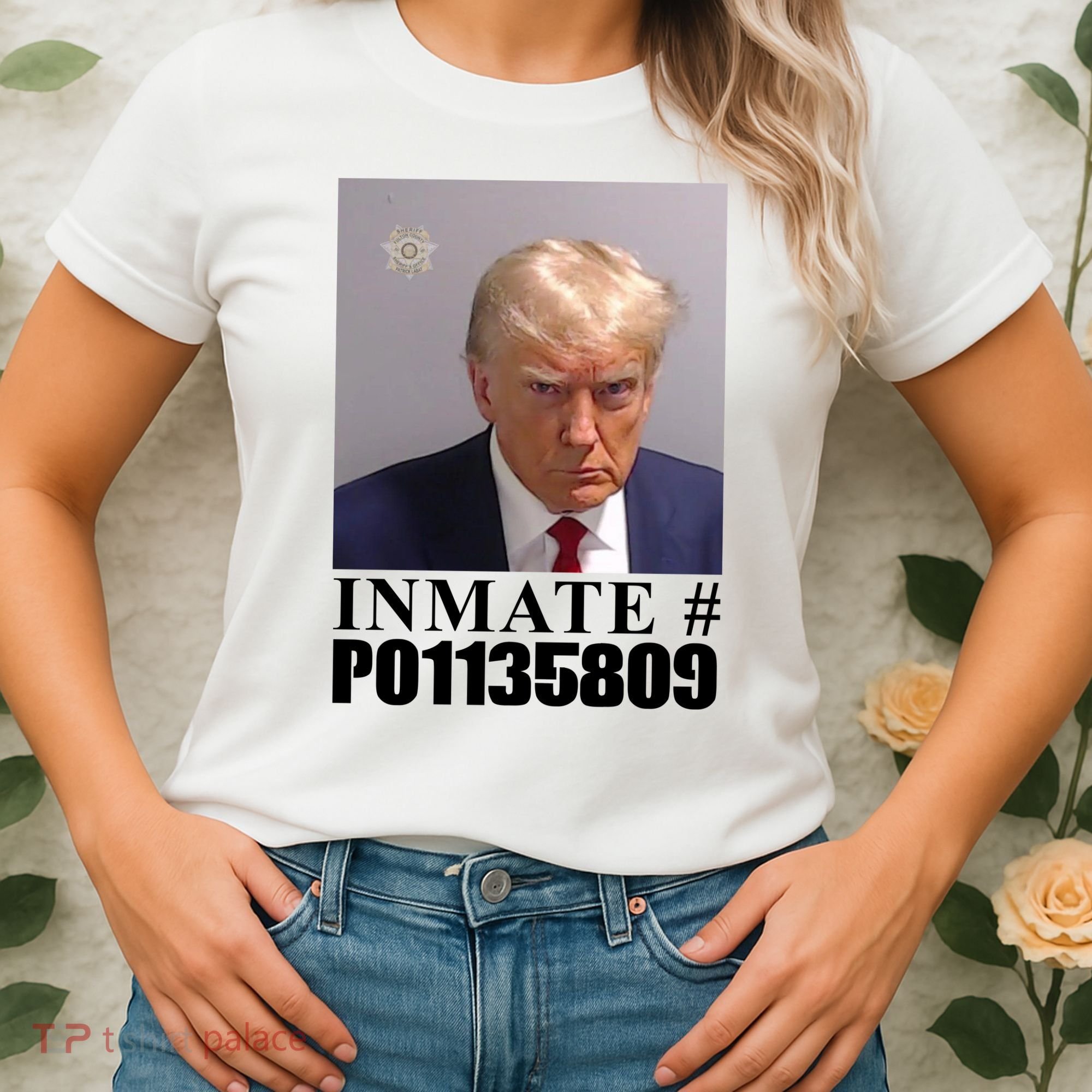 Inmate Number Donald Trump Mugshot Women's T-Shirt