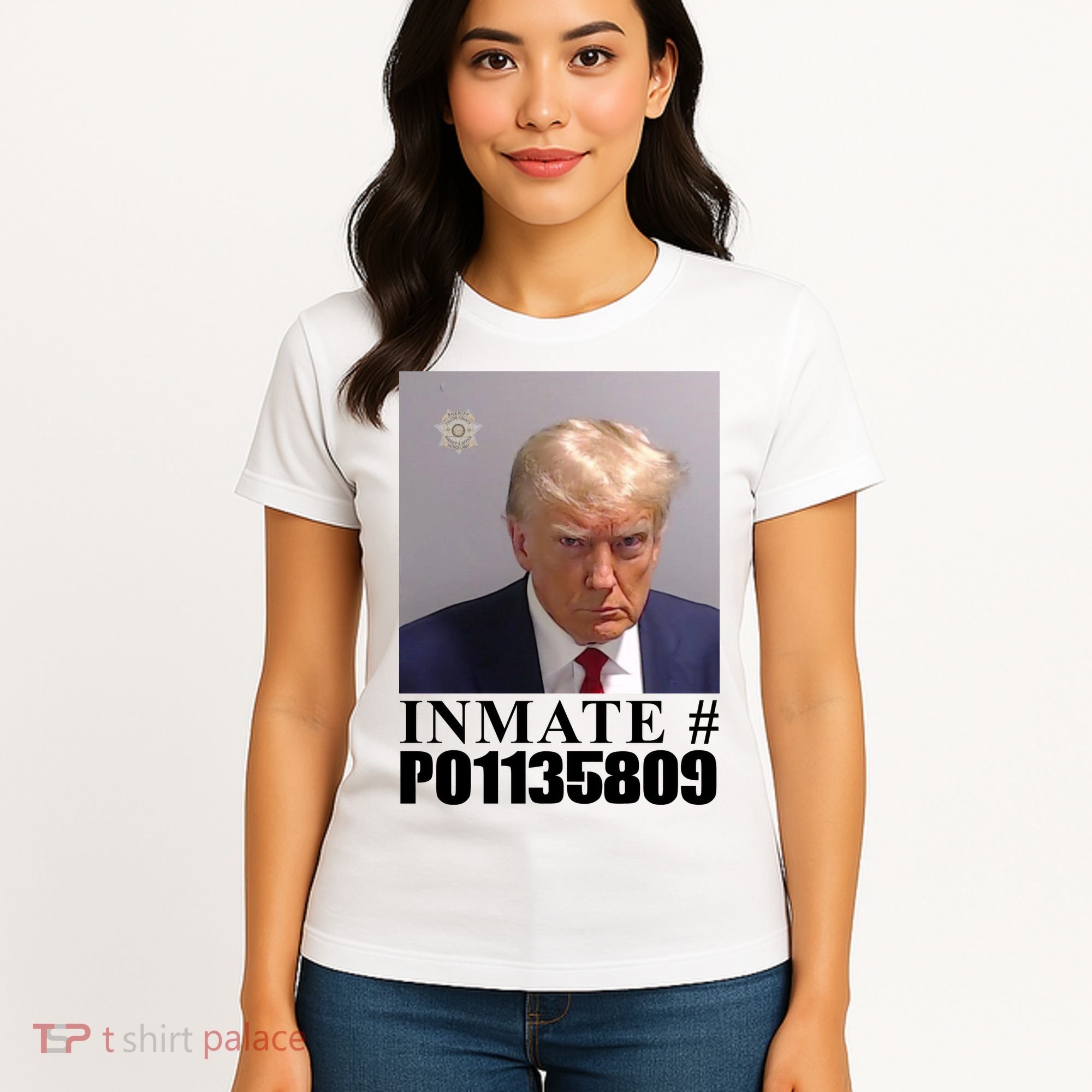 Inmate Number Donald Trump Mugshot Women's T-Shirt