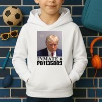 Inmate Number Donald Trump Mugshot Kids Hoodie thumb 2