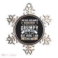 I Never Dreamed I'd Be A Grumpy Old Man Ornament thumb 0