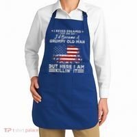 I Never Dreamed That ID Become A Grumpy Old Man Grandpa Apron thumb 2