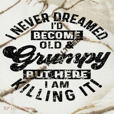 I Never Dreamed That Id Become A Grumpy Old Man Grandpa Kati Licensed 12" Camo Cuffed Beanie