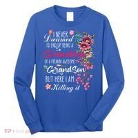 I Never Dreamed Id End Up A Grandma Grandson Mother’S Day Meaningful Gift Long Sleeve Shirt thumb 0