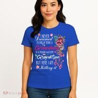 I Never Dreamed Id End Up A Grandma Grandson Mother’S Day Meaningful Gift Women's T-Shirt thumb 4