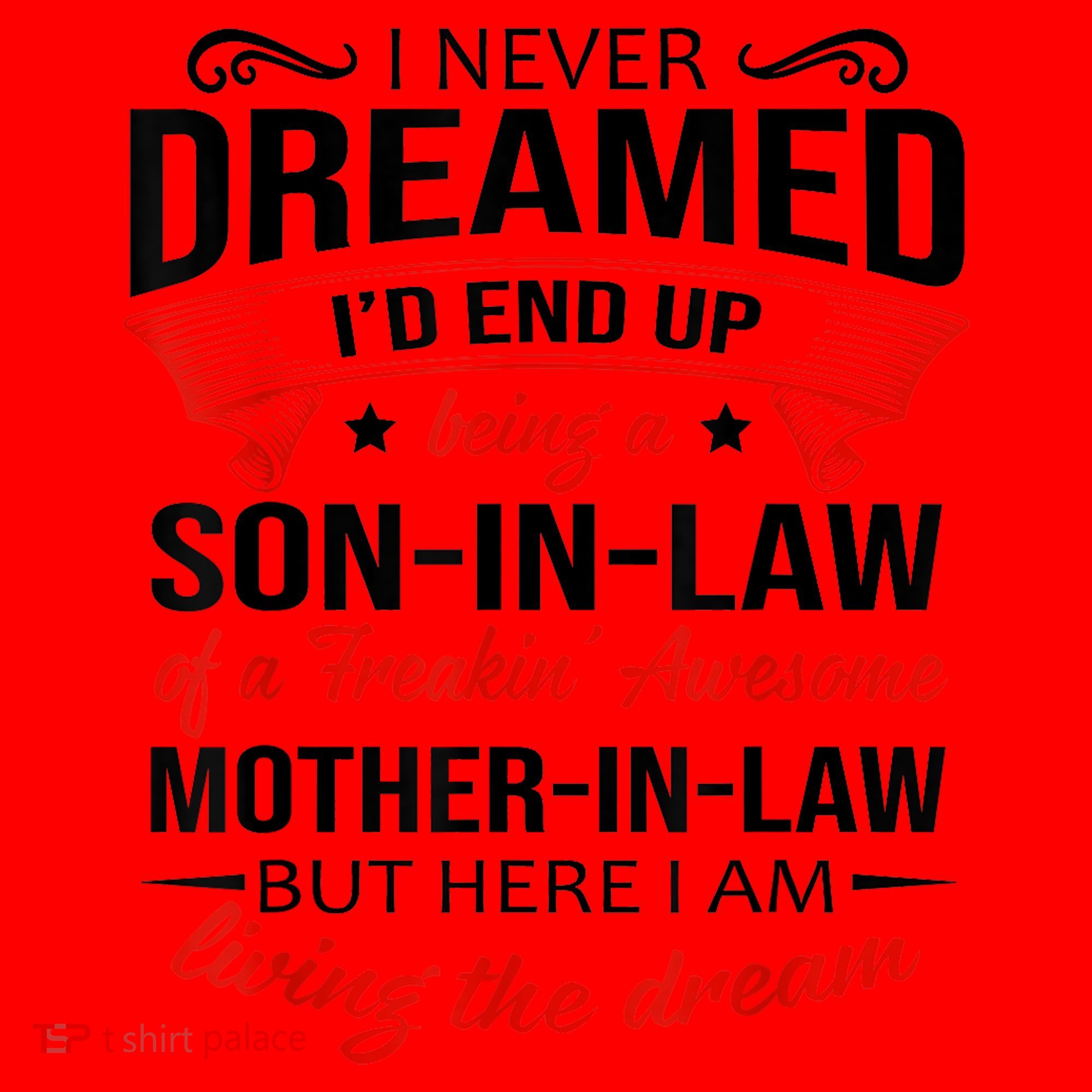 I Never Dreamed I'd End Up Being A Son In Law Awesome Gifts TShirt Santa Hat