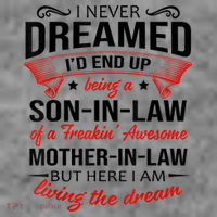 I Never Dreamed I'd End Up Being A Son In Law Awesome Gifts TShirt Toddler Hoodie thumb 2